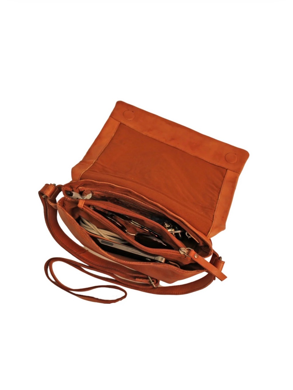 latico Tan Leather Crossbody Bag - Picture 2 of 9